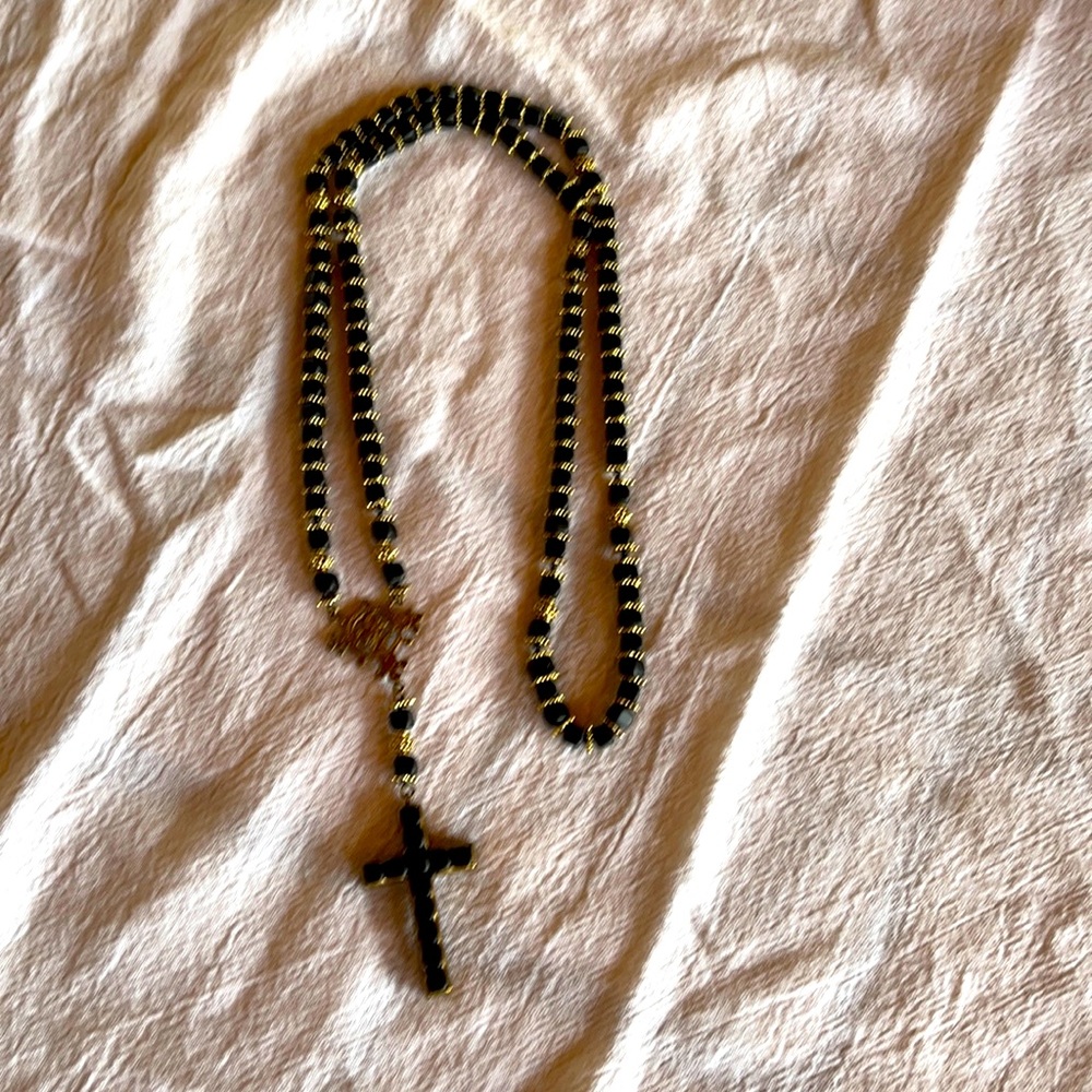 Virgins saints and angels vintage necklace